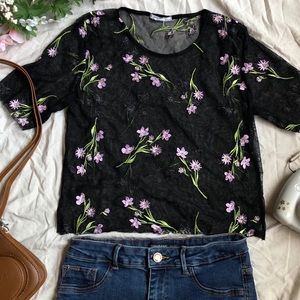 SOLD | mesh flower top